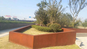 文安耐候钢挡土墙